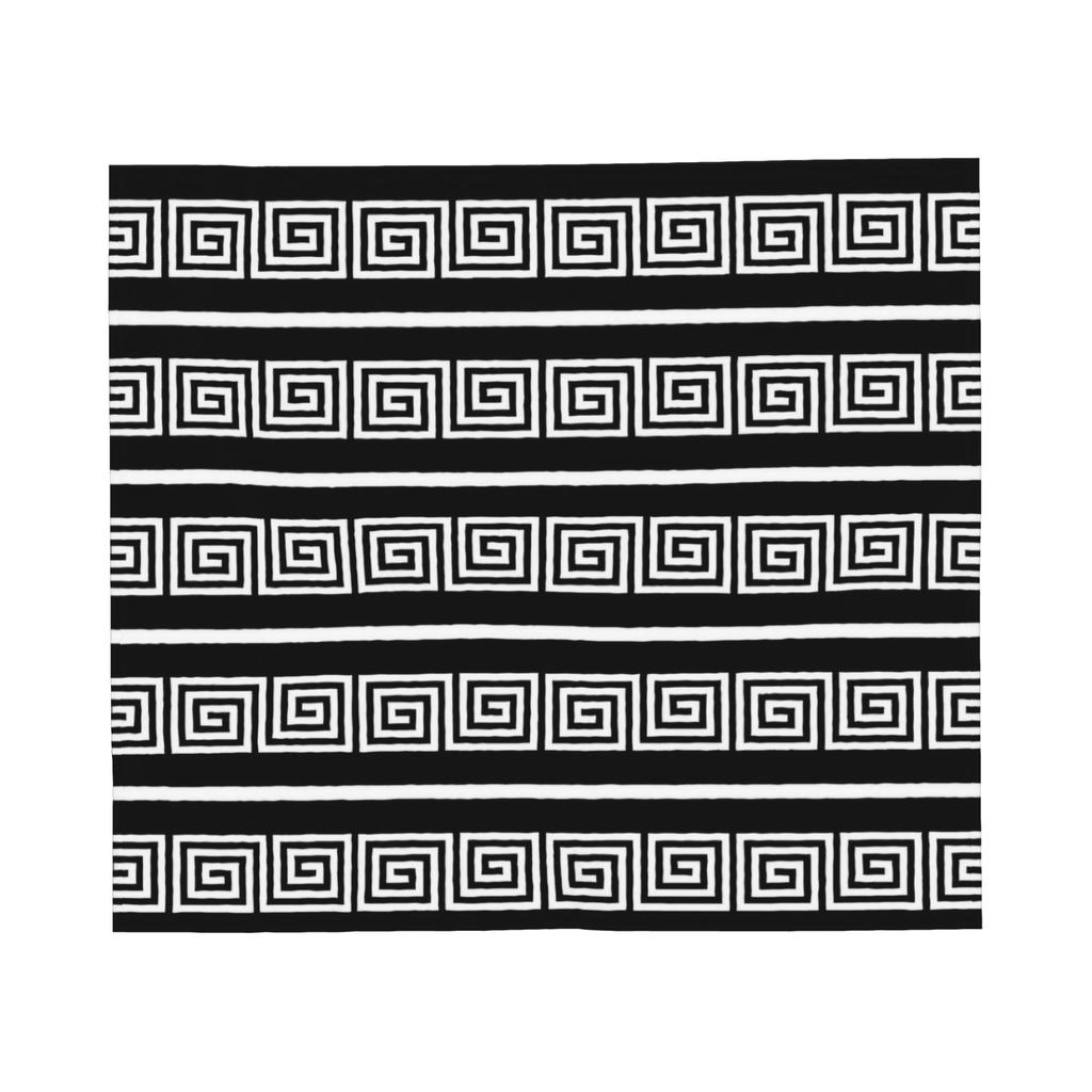 Görög meander minta Görög kulcs Dísz Takarók Gyapjú Dekoráció Puha Dobótakaró Kanapéhoz Kültéri Szőnyeg Darab