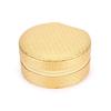 Jewelry Box Soft Leather Round Storage Organizer With Multiple Compartments For Gift Giving