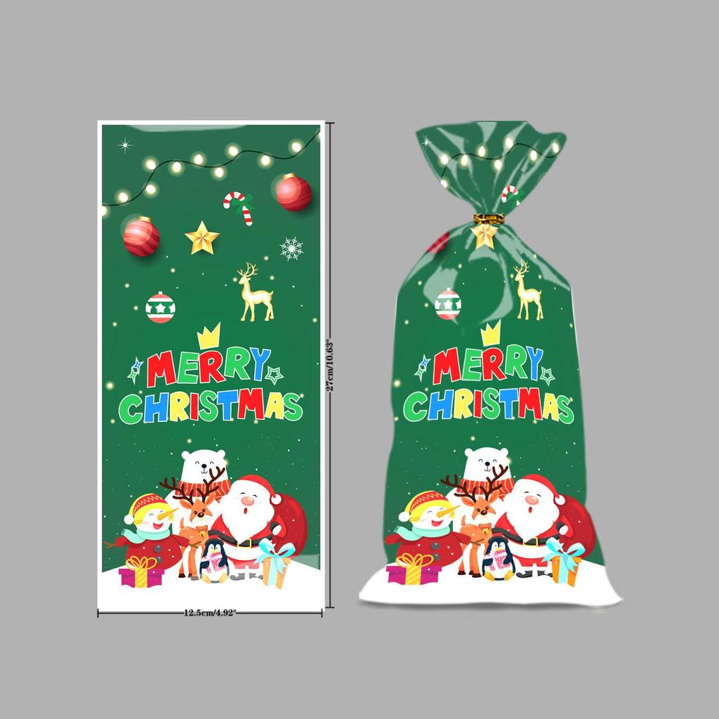 Süßigkeiten Keks Weihnachtsmann & Schneemann Geschenktüte 2024