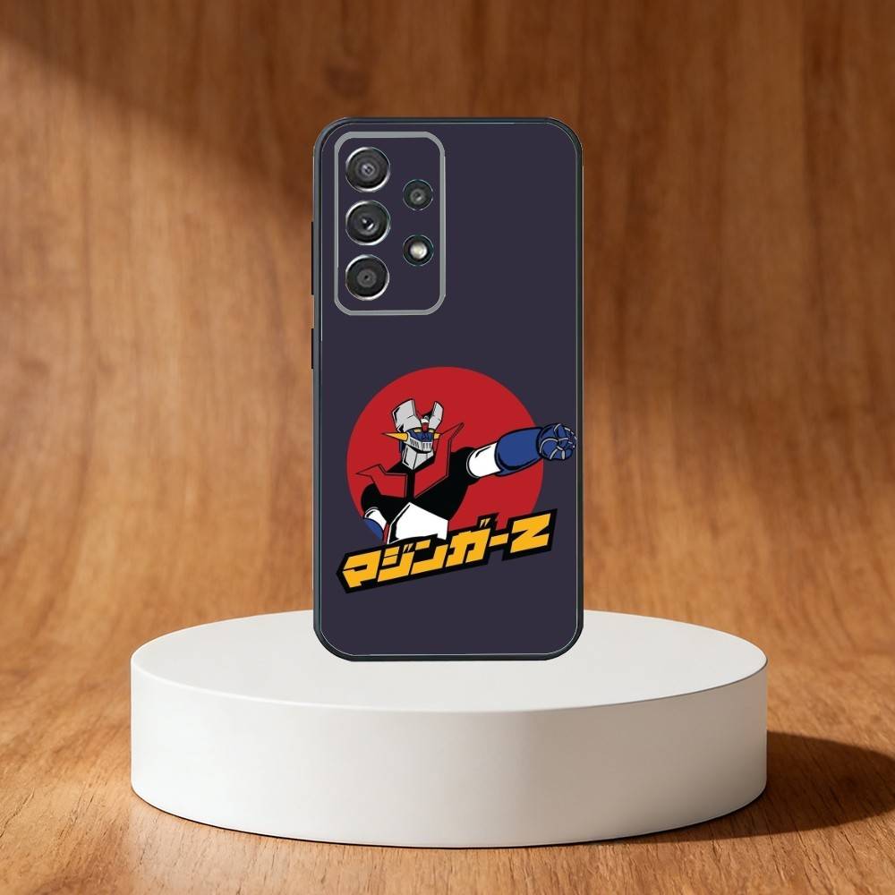 Mazinger Z Robot Phone Case For Samsung S25,S24,S21,S22,S23,S30,Ultra,S20,Plus,Fe,Note,10,9,5G Black Cover