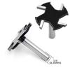 LAVIE 1Pz Gambo 8mm 3 Taglienti Frese per Slot a T Fresatrice Tagliente Dritto Manico da Taglio per Legno Lavorazione del Legno
