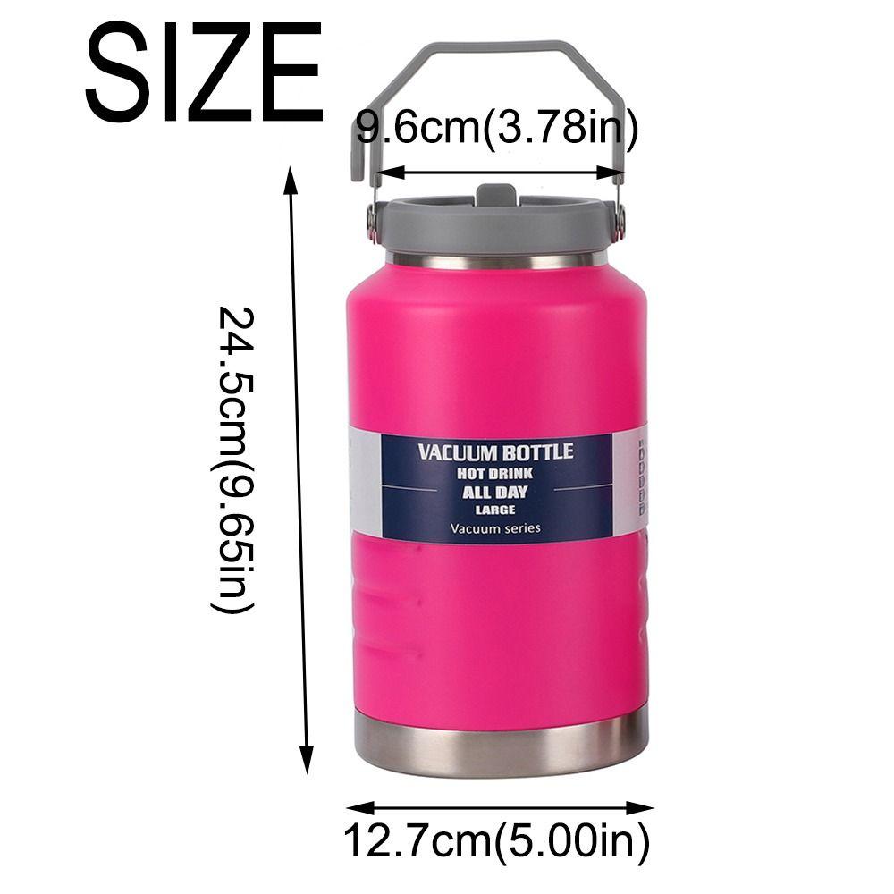 2L Coffee Travel Mug Large Capacity Drinks Bottle Gift Thermal Water Bottle  Outdoor