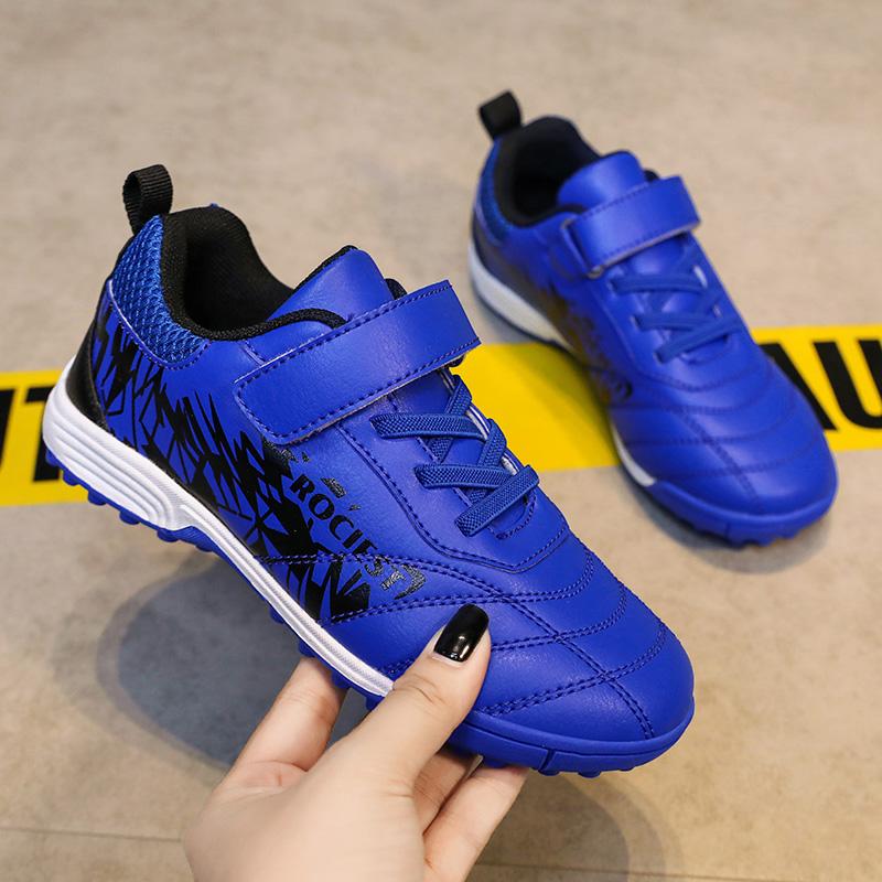 31-40 Pantofi Fotbal Copii Tineret Pantofi Fotbal Scurt Spike Velcro Antrenament Băieți Copii Ghete Fotbal