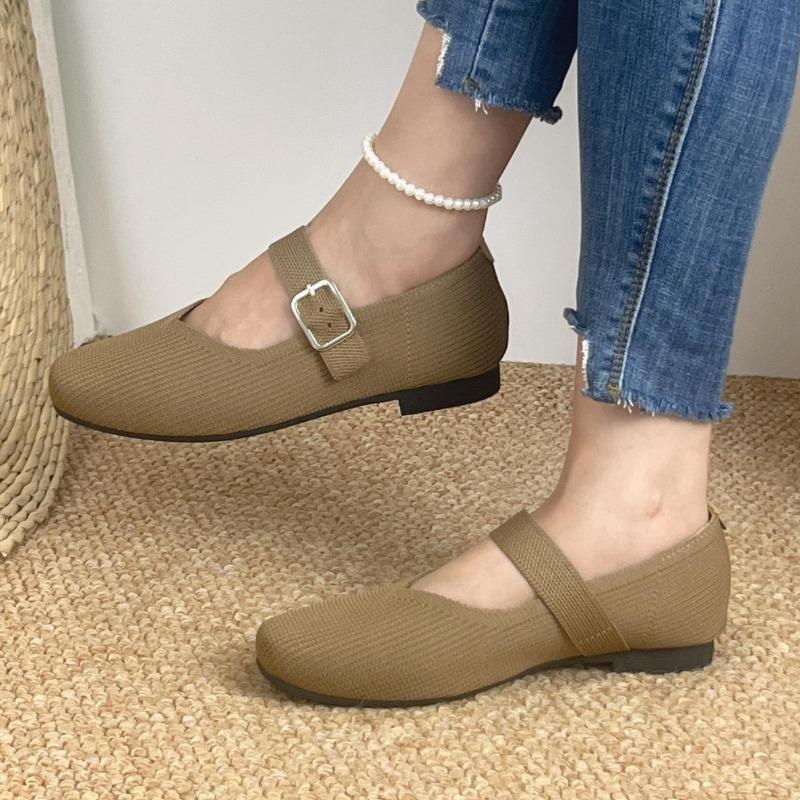Fashion Women Flats Weave Shoes Fashion Shallow Buckle Loafers Shoes 2025 Autumn Designer Sneakers Soft Comfort New Trends Zapatillas