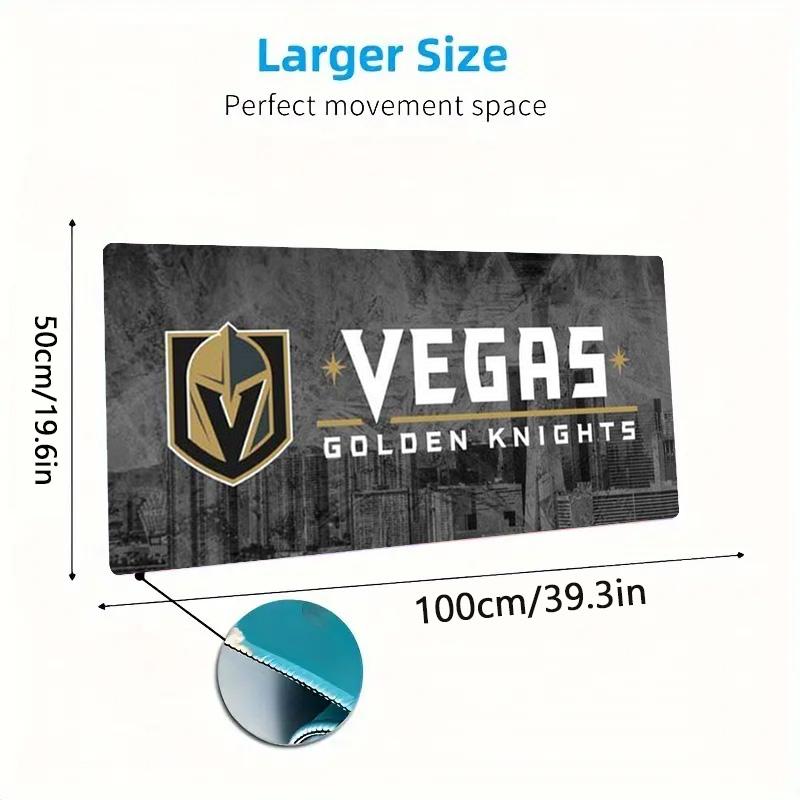 Vegas Golden Knights Color Mouse Pad Large Gaming Table Cushion Non-slip Laptop Tablet Big Mousepad XXL Mat Mini PC Playmat With Lock edge