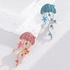 Rhinestone Jellyfish Brooches For Women Unisex Cute Sea Life Pins Office Birthday Party Friend Gifts Trendy Jewelry Accessories
