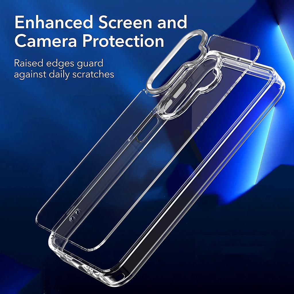 Luxury Shockproof Transparent Case for Samsung Galaxy S25 S24 S23 S22 Ultra Plus S25 Edge S25FE S24FE S23FE S21FE A53 A52 Cover