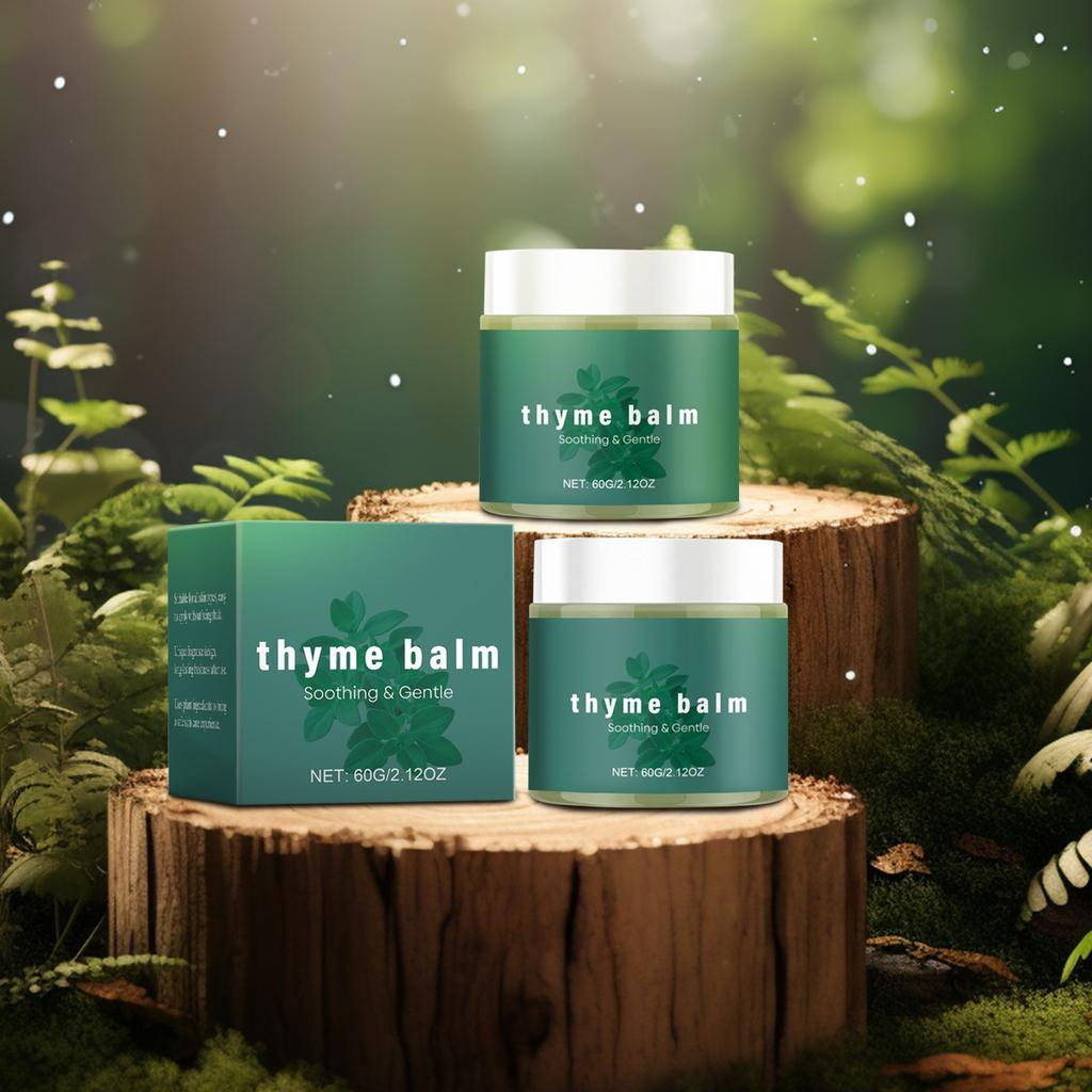Thyme Balm Soothing And Nourishing Balm Discomfort Relief Aromatherapy Body Balm To Promote Blood Circulation Gentle Nourishing Body Cream