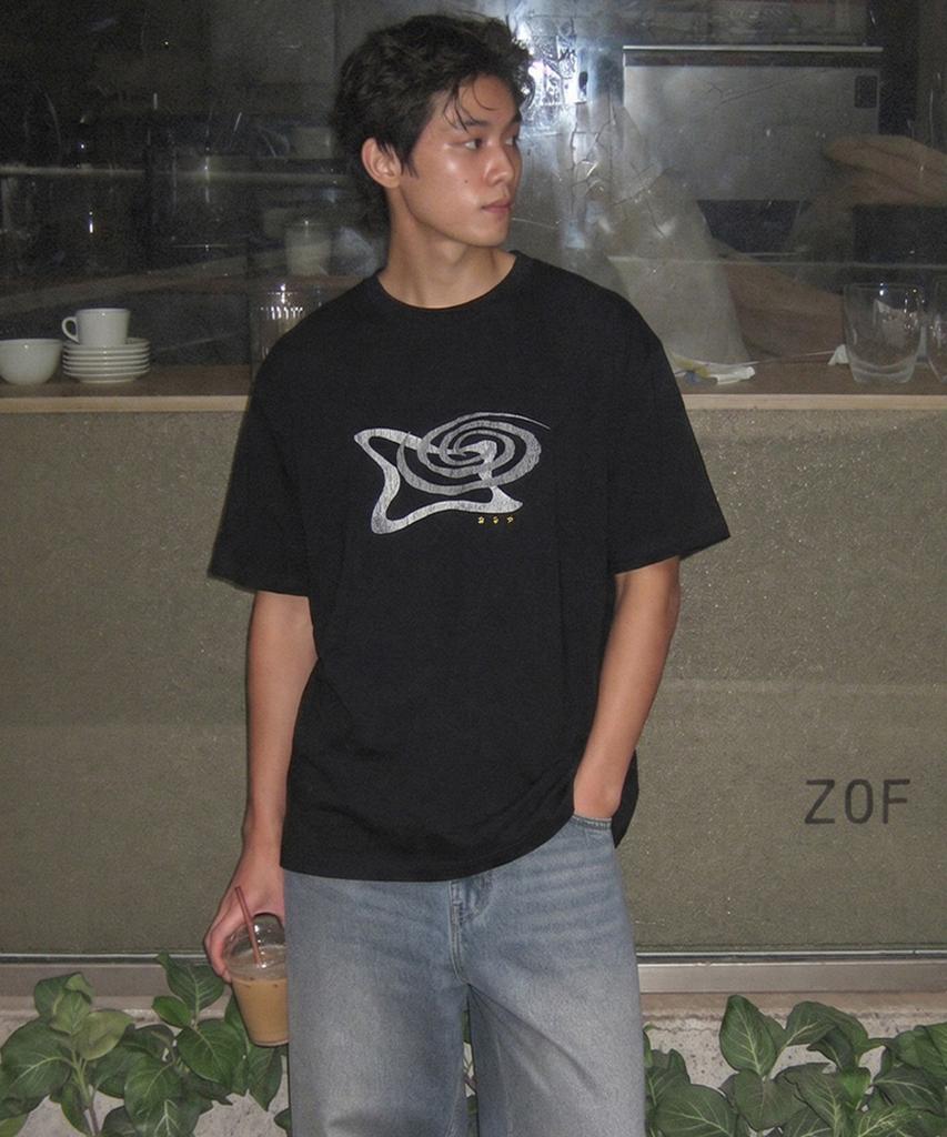 Odeupeol Whirl T-Shirt(Black)