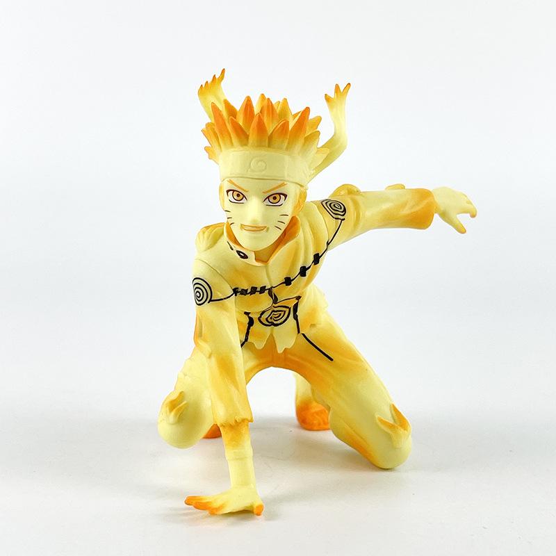 Blast Naruto 3-piece set of psychic Naruto Sasuke Chuno Sakura anime handheld office boy model ornaments