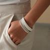 Leather Diamond Geometric Multi-layer Magnetic Bracelet Ethnic Retro Bohemian Niche Jewelry