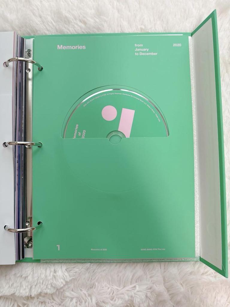 [USED] BTS Memories of 2020 Blu-ray with trading card Jimin