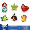 Mermaid Series PVC Flower Shoe Decorations & Buckles