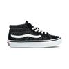 Vans SK8 Cushioning Abrasion Resistant Cushioning, Wear Resistant Mid Top Kids' Skateboarding Shoes Black Gray VN000BVP6BT