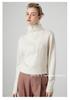 Women's Thickened Cashmere Knitwear: Zipper Lapel, Loose Fit Long Sleeve Sweater for Autumn/Winter