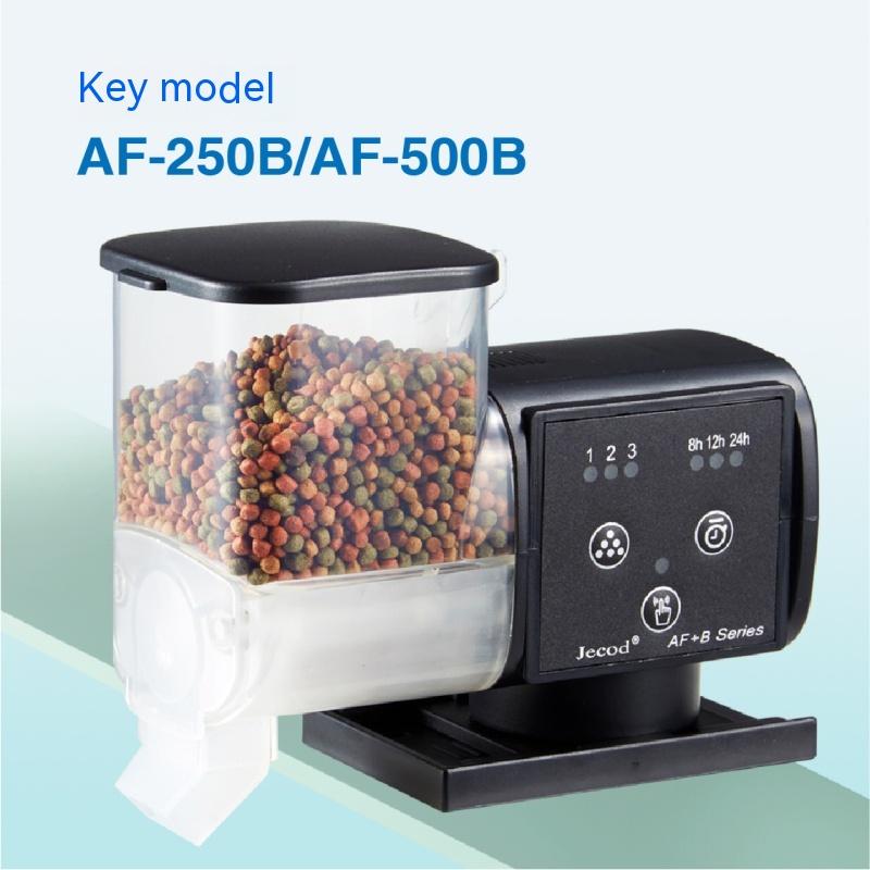 2025 Jebao Jecod Fish Tank Feeder Intelligent Timing Feeder Large Capacity 250ML 500ML Aquarium Automatic Feeding Fish Feeder