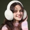 Fashion Winter Warm Earmuffs Fluffy Ear Muff for Women Soft Plush Earmuffs Girls Boys Cold Weather Ear Warmer Foldable Earflaps