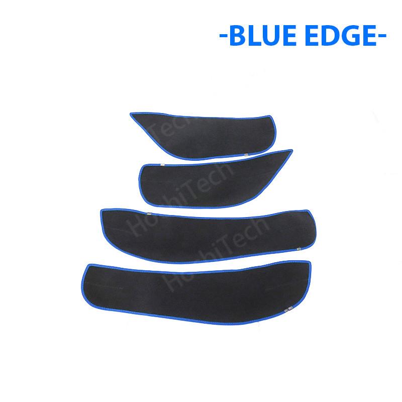 כיסוי קצה צד דלת פנימית מגן הגנה שטיח דלת רכב מדבקת כרית נגד בעיטה עבור BMW X5 F15 G05 2014- X5M