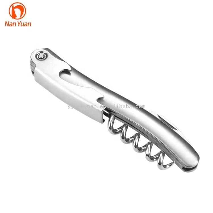 S206 Factory Price Metal All Steel Wine Bottle Opener Corkscrew