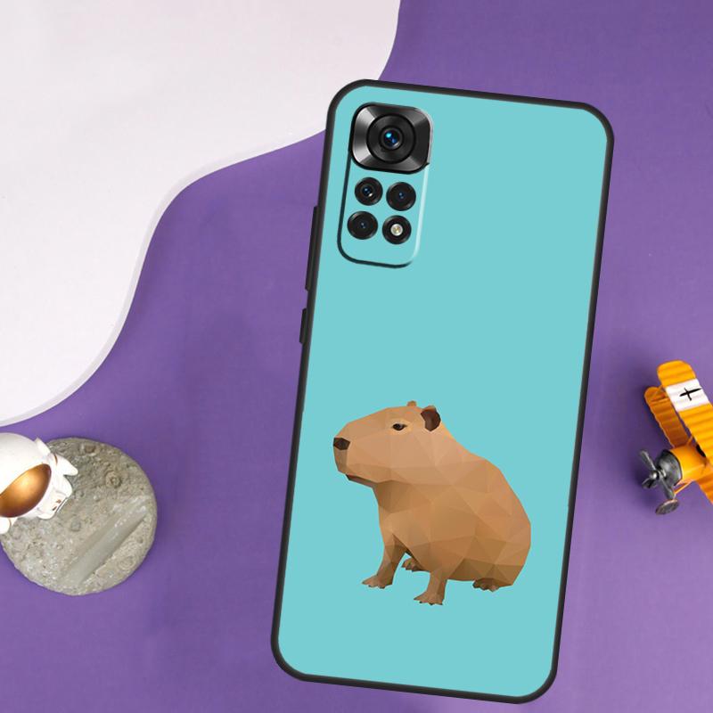Cute Capybara Case For Xiaomi Redmi Note 13 Pro 14 12 9 10 11 Pro 10S 11S 12S Redmi 14C 13C 10C 12C Cover
