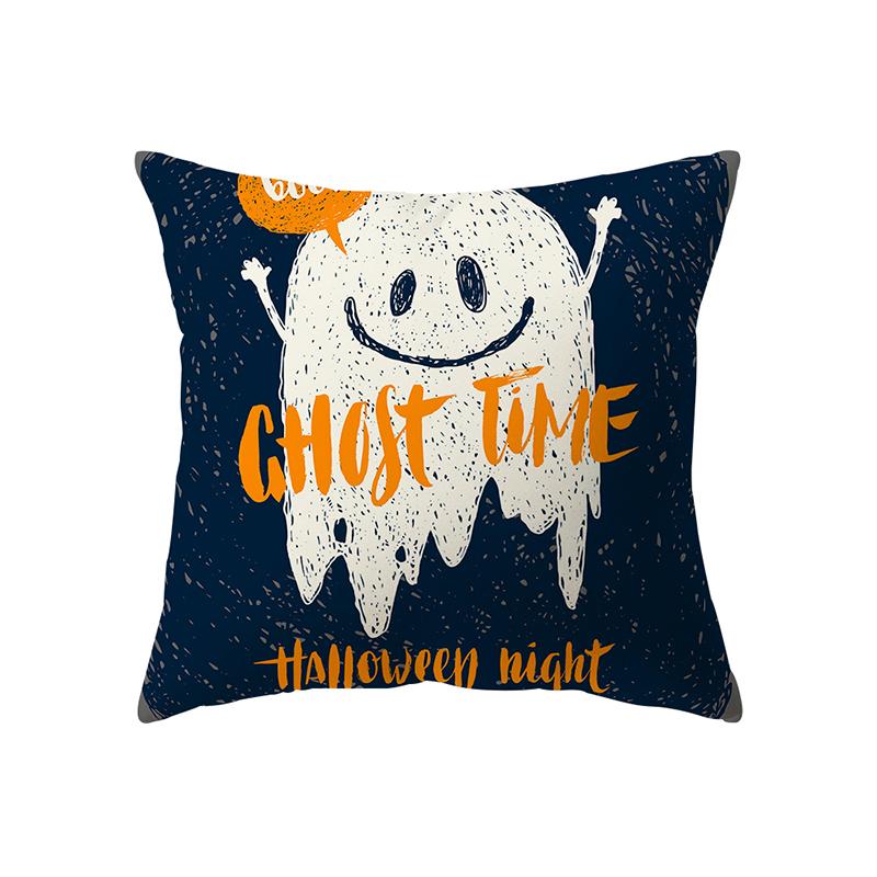 Pumpkin Halloween Theme Pillow Cover Sofa Cushion  Holiday Gift Party Decoration Home Decor