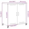 VidaXL Buffet, Cabinet with Door, Cupboard with Storage, Living Room Organizer, Home Interior, Pink 846657