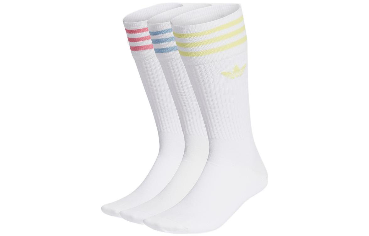 Adidas Originals Knee High Socks Unisex 1 Set 3 Pack H32329 M