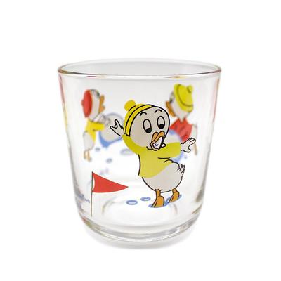 Disney und Louie Glas Reproduktionskunst Verschiedenes Hergestellt in Huey, Dewey, Tumbler, Ca.. 250ml, 1963, Geschirr, Waren, Japan, 3320-52