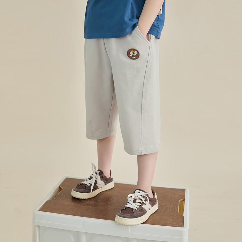 Boys  Summer Cotton Knit Capri Pants 140