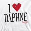 Frasier Mens I Heart Daphne Hoodie