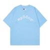 Unisex Streetwear Sparkly Rhinestone Letter Print Short Sleeve Tee Shorts Set Casual Outfit