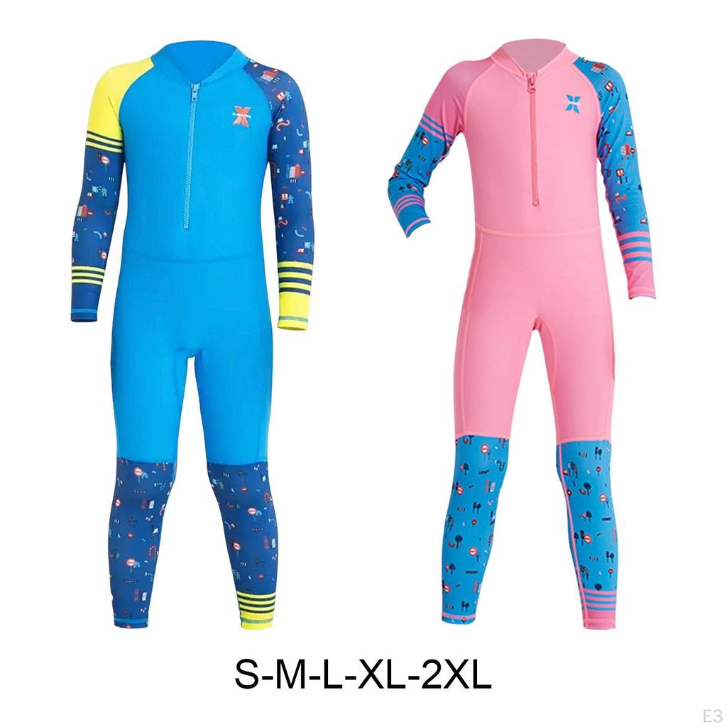 Kids Wetsuit Diving Swimsuits Boating Long Sleeve Youth Thermal Full suits