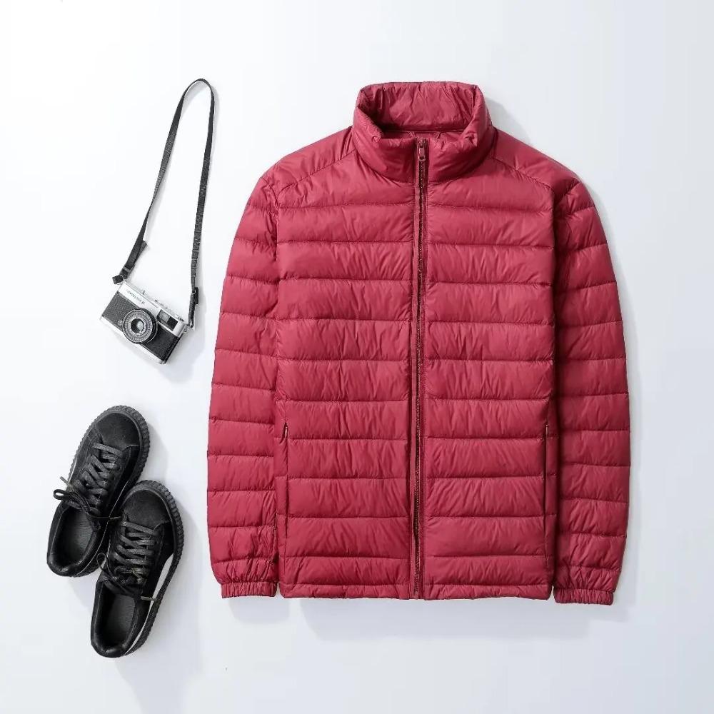 Down Jacket Men Ultra Lightweight Packable Water and Wind-Resistant Breathable Coat Big Size Hoodies Jackets