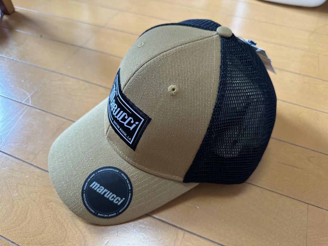 

[USED] Marucci Trucker Mesh Cap in Khaki/Black