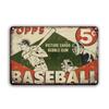 Skiing Baseball Metal Sign Austria Vintage Posters Sport Club Ski Metal Plaque Decorative Metal Plate Iron Painting Sport Wall