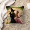 Grande Movie WWicked Pillow Covers Cartoon Sofa Decorative Home Doublesided Printing Short Plush Cute Cushion Cover