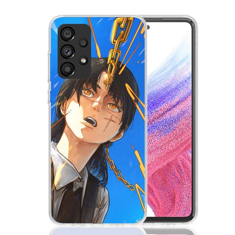 C-Kettensägenmanns Yoru Kriegsteufel Handyhülle für Samsung Galaxy A52 A51 A50S A12 A22 A32 A72 A10S A30S A31 A71 Note 20 Ultra 10 Plu