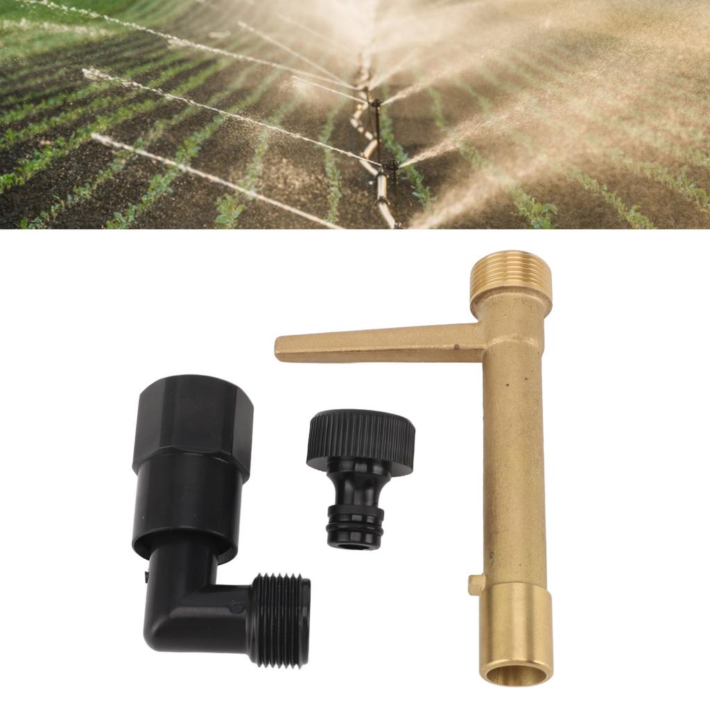 Brass Quick Coupler Wrench for Garden Hose, Underground Irrigation Tool, Easy Installation, Quick Access To Water, Wide Application