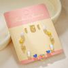 Titanium Steel One-week Stud Earrings 1 Combination Korean Fringed Bow Ins Versatile Cute Earrings for Women