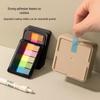 Deli 5-Color Fluorescent Pull-Out Index Tabs