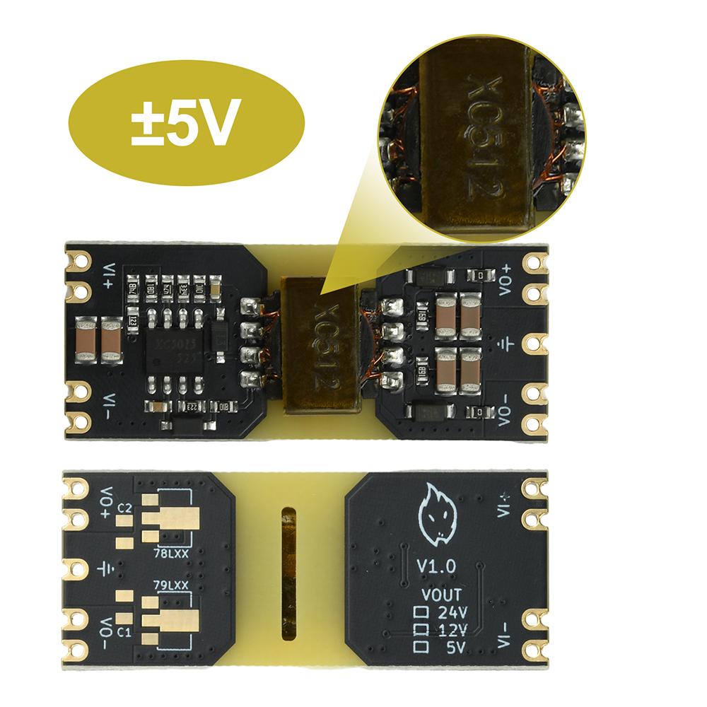 XC5015 Isolated DC DC Power Module Wide Volt 9-42V To ±5V/±12V Step-down Stabilizer Low-ripple Power Supply Module Reserved LDO