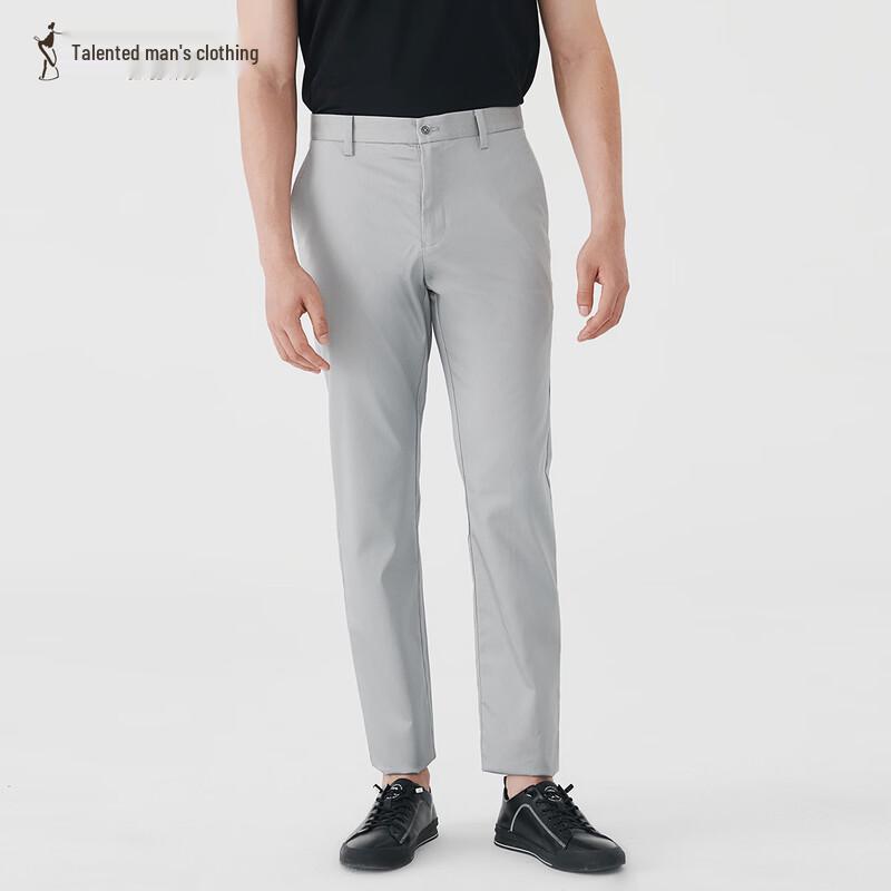 TRIES Men s Summer Lyocell Blend Slim-Fit Casual Dress Pants 96