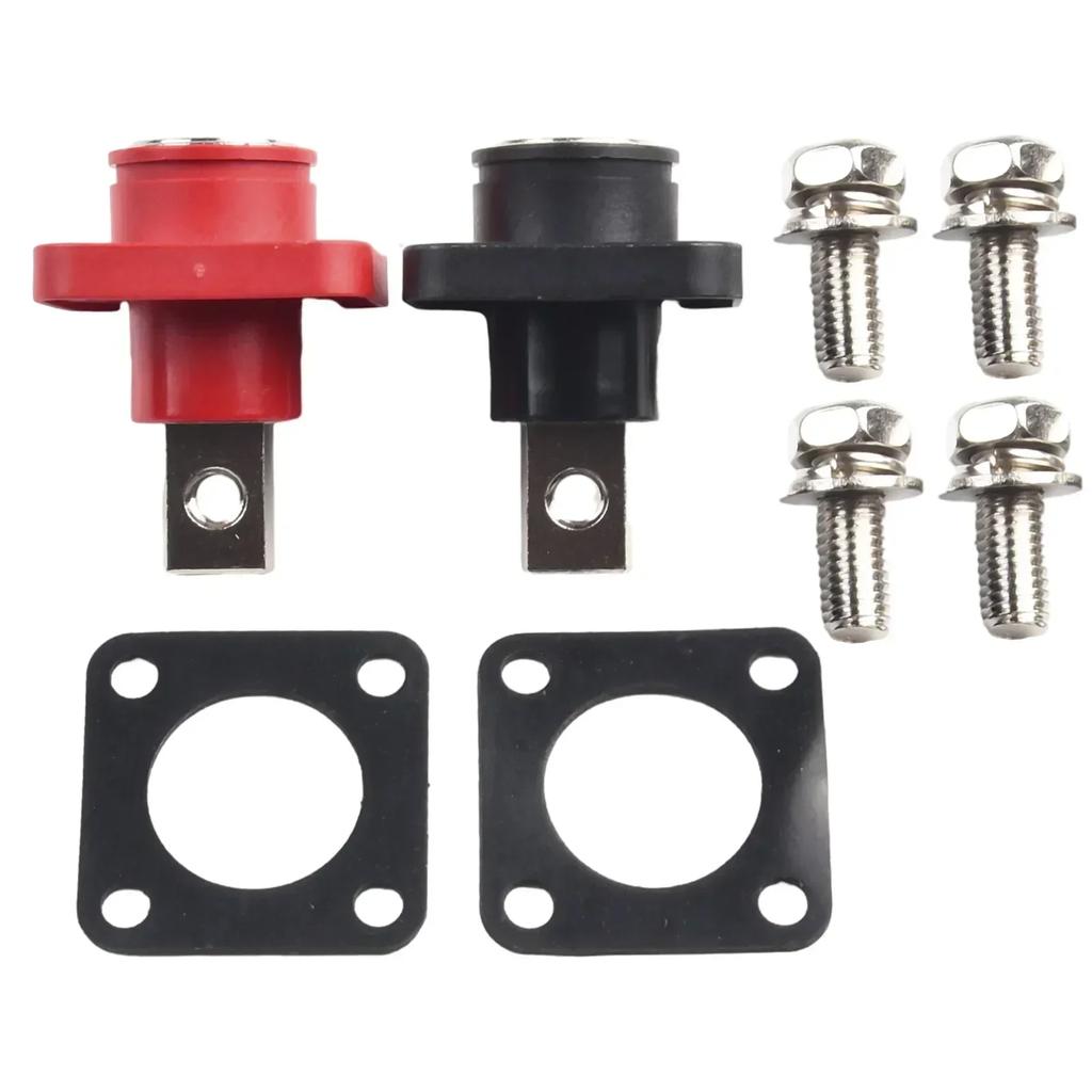2pcs 200/150/120A All-Coppers Connectors Terminal Post Lithium Battery Energy Storages Terminal Battery Connectors Adaptor