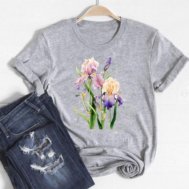 Tricou cu scrisoare Trend Top Moda Tricou Îmbrăcăminte anii 90 Sweet Panda Casual mânecă scurtă Femei Print Lady Femeie Tricou grafic