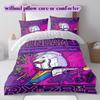 Gundam Anime Style Printed Duvet Cover Set 3PCS Cartoon Bedding Quilt Cover Pillowcases Bedroom Decoration Gift_LIAN