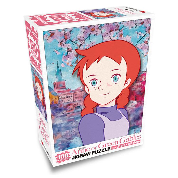 Anne of Green Gables Under the Cherry Blossoms Jigsaw Puzzle Animation 150 Pieces, Popular Korean Puzzle