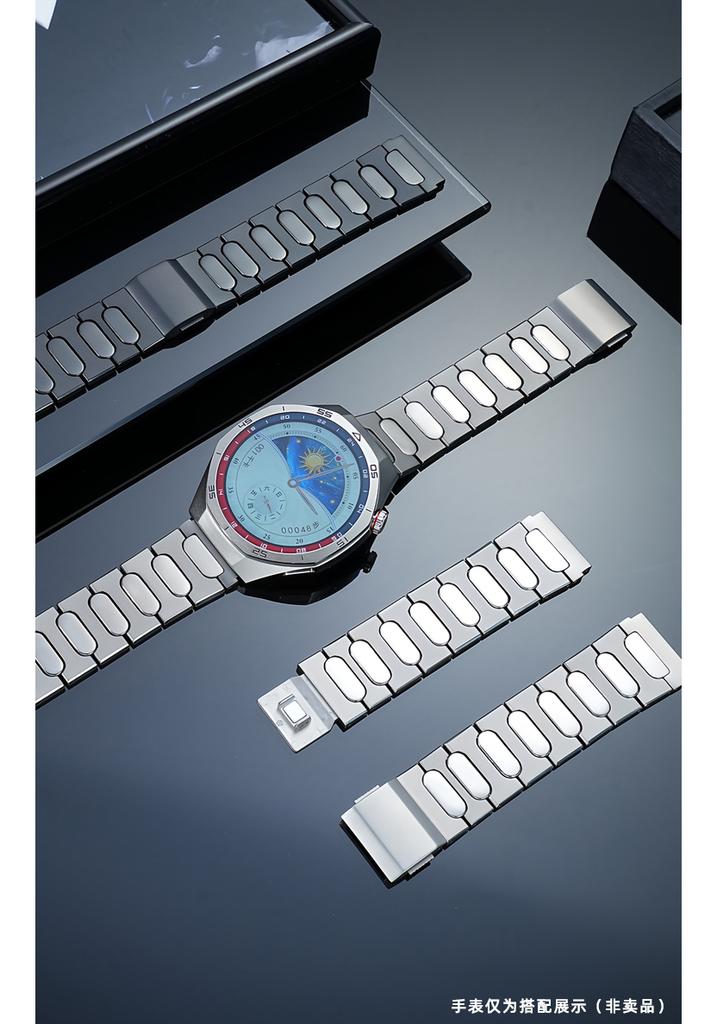 Suitable for Huawei watch GT6/GT5/GT4/GT3 watchband Huawei watch5/4pro men's bracelet Xiaomi OPPO X2 titanium alloy wristband