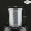 Clear Rice Measuring Cup Plastic Digital Kitchen Scale Mini Measuring Jugs  For Electric Cooker