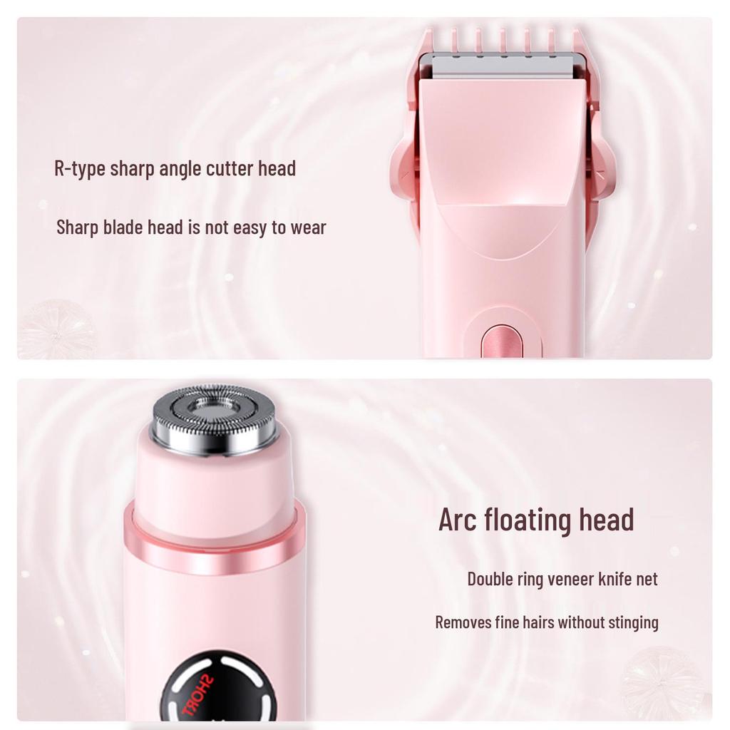 Dual-Head Electric Shaver for Men and Women - Home Hair Removal Device