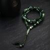 1Pieces99Two-tone Green Round Acrylic Middle Eastern Prayer Beads for Daily Worship and Prayer
